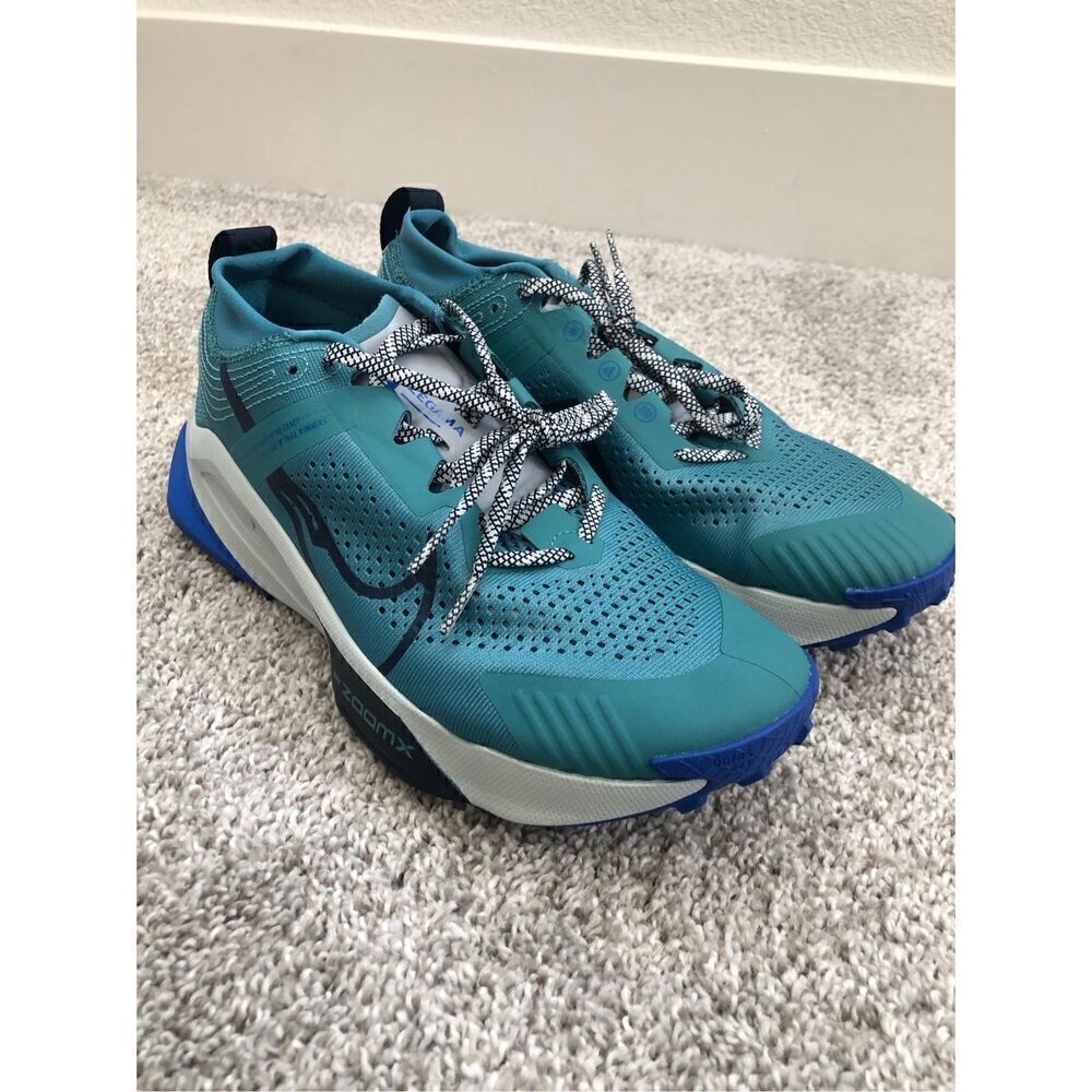 Nike Zegama Trail Running Sneakers  Blue/ Teal/ Gray Men's Size 10